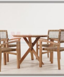 MESA SET 5 TECA 100X100X75 60X57X90