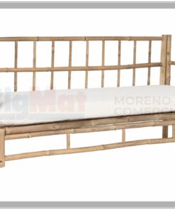 SOFA BAMBU ALGODON 180X70X80 CON COJIN