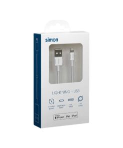 Alternative view of CABLE LIGHTNING - USB B BLANCO 1M S10 ACCESORIOS ELECTRICOS - MULTIMEDIA
