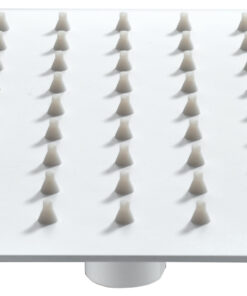 ROCIADOR CUADRADO DE 30X30CM BLANCO MATE ROCIADORES