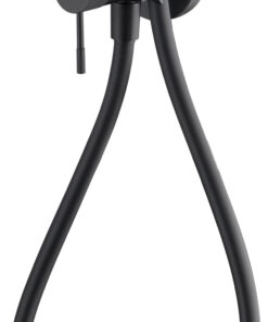 GRIFO EMPOTRADO DE BIDE LINE NEGRO MATE