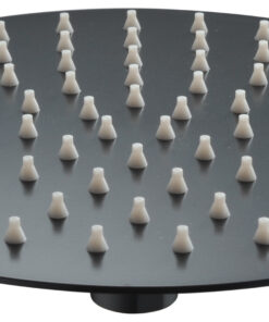 ROCIADOR REDONDO DE å30 CM. NEGRO MATE