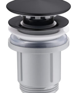 VALVULA CLICK-CLACK PVC NEGRO MATE