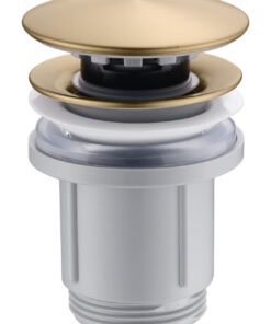 VALVULA CLICK-CLACK PVC ORO CEPILLADO