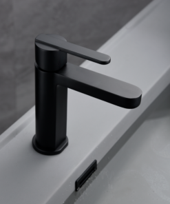 Alternative view of MONOMANDO LAVABO ROMA NEGRO MATE