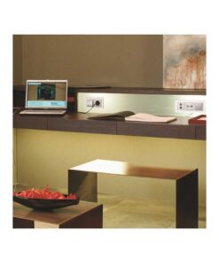 Alternative view of ENCHUFE SCHUKO ALUMINIO SERIE 10