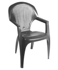 SILLON MONOBLOC RESPALDO ALTO ANTRACITA