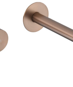 MONOMANDO EMPOTRADO LAVABO GENOVA ORO ROSA CEPILLADO